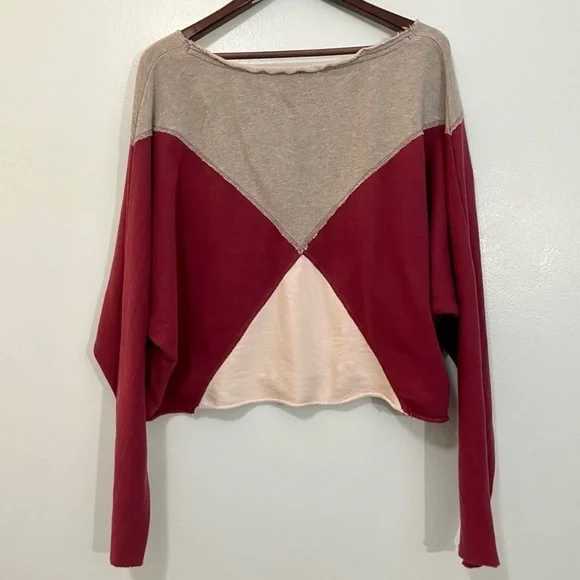 Free People Colorblock Sweatshirt - Picture 4 of 7